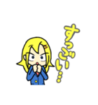 銀髪少女と金髪少女のすたんぷ（個別スタンプ：29）