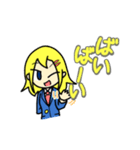 銀髪少女と金髪少女のすたんぷ（個別スタンプ：32）