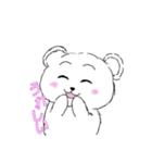 白クマのもっさん（個別スタンプ：4）