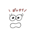 手書き シンプル（個別スタンプ：3）