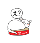白猫ナナの楽しい日々（個別スタンプ：15）