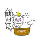 白猫ナナの楽しい日々（個別スタンプ：22）