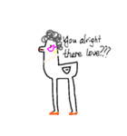 足の長いかもさん2（EN)（個別スタンプ：16）