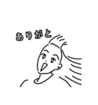 【毎日使える】強風に遭遇してる女の子達（個別スタンプ：15）