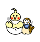 鳥のたまご-1（個別スタンプ：21）