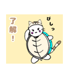 ネコになりたいカメ3 一目惚れ編（個別スタンプ：3）