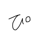 自分用文字スタンプ（個別スタンプ：6）