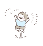 感情と行動がにぎにぎしい男の子スタンプ（個別スタンプ：2）