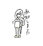 めがねの子（個別スタンプ：2）
