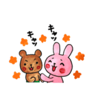 うさ吉とくま吉（個別スタンプ：9）