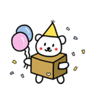 輪ぐま♥(日本語)（個別スタンプ：3）