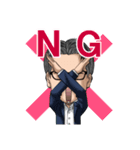 某社の社長風スタンプ第一弾。（個別スタンプ：2）
