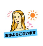 リロお嬢様と友達（個別スタンプ：3）