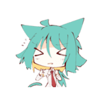 ふたりのねこたち（個別スタンプ：3）