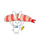 すしうさぎさんたち（個別スタンプ：3）