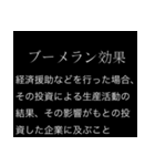 【文系】経済用語スタンプ（個別スタンプ：1）