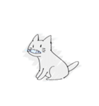 変わったネコ（個別スタンプ：3）