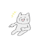 変わったネコ（個別スタンプ：6）