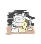 変わったネコ（個別スタンプ：22）