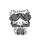 モノクロファンシー（個別スタンプ：6）