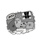 モノクロファンシー（個別スタンプ：11）
