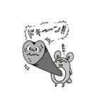 モノクロファンシー（個別スタンプ：12）