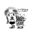 モノクロファンシー（個別スタンプ：27）