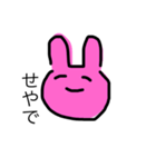 知っているウサギ（個別スタンプ：8）