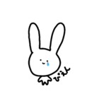 かわいげのないうさぎ（個別スタンプ：4）