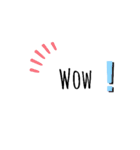 英語 基本の一言！（個別スタンプ：5）
