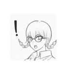 真面目？な真名子。（個別スタンプ：7）