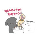 うささんとゆかいなおともだち2（個別スタンプ：13）