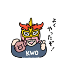 クリエイタープロレス Vol.01（個別スタンプ：8）