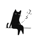 胴の長いくろねこ2（個別スタンプ：13）