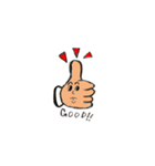 ハンド君！！！（個別スタンプ：1）