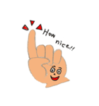 ハンド君！！！（個別スタンプ：4）