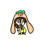 にんじん帽子の女の子、にんじんちゃん（個別スタンプ：7）