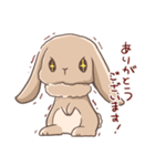 うさぎのキモチ。（個別スタンプ：7）