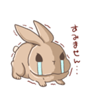 うさぎのキモチ。（個別スタンプ：8）