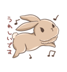 うさぎのキモチ。（個別スタンプ：9）