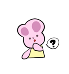 こわいかおのうさぎさん（個別スタンプ：5）