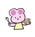 こわいかおのうさぎさん（個別スタンプ：12）