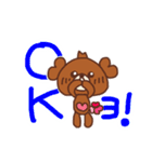 くまのらぶりん♡のひと言（個別スタンプ：5）