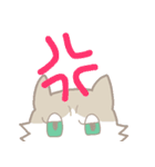 長毛にゃんこ/ブラウン（個別スタンプ：5）