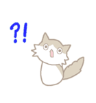 長毛にゃんこ/ブラウン（個別スタンプ：25）