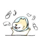 エリザベスカラーわんこ2（個別スタンプ：17）
