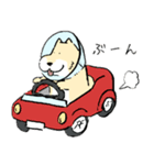 エリザベスカラーわんこ2（個別スタンプ：24）