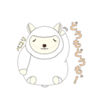 もふもふなみなさん（個別スタンプ：5）