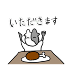 長い牛のスタンプ（個別スタンプ：8）
