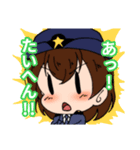 交通パトロールあんこちゃん（個別スタンプ：9）